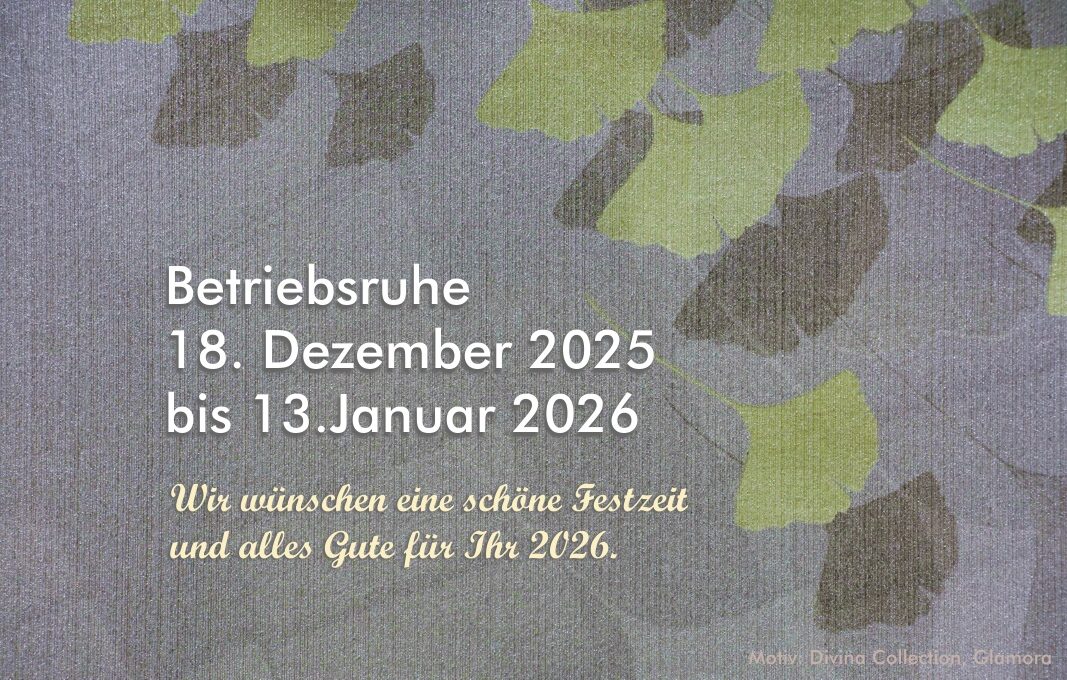 tapisserie einrichtung pfalz betriebsruhe 2025/2026