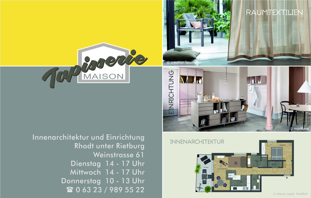 Tapisserie Maison Architekt Rhodt Innenarchitektur